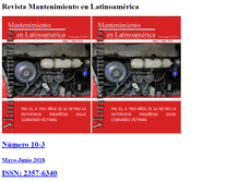 Tablet Screenshot of mantenimientoenlatinoamerica.com